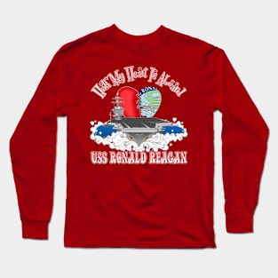 Half My Heart - USS Ronald Reagan Long Sleeve T-Shirt